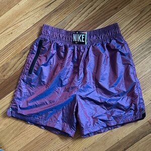 Nike Metallic Purple Boxing Shorts